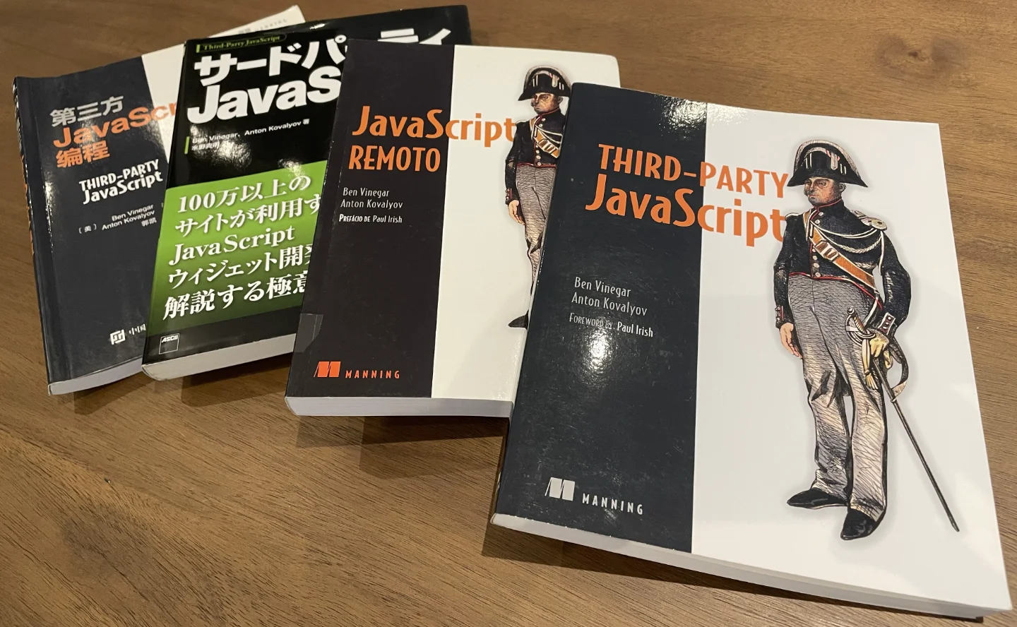 Third-party JavaScript in 4 different languages